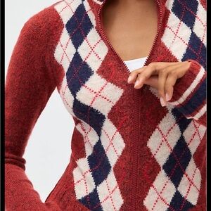 Urban Outfitters Argyle Plaid Sweater